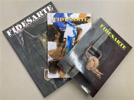 LOTTO DI 3 CATALOGHI D'ASTA DI FIDESARTE - Arte Moderna e Contemporanea,...