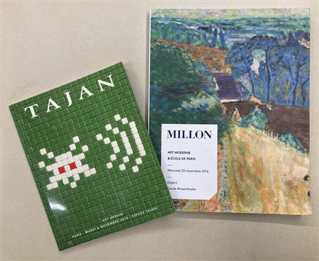 LOTTO DI 2 CATALOGHI D'ASTA - TAJAN: Art Urbain, 6 novembre 2018 - MILLON:...
