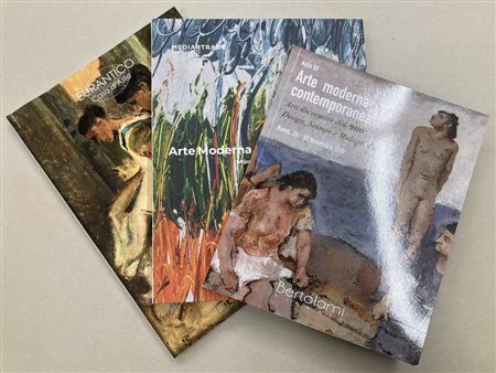 LOTTO DI 3 CATALOGHI D'ASTA - BERTOLAMO FINE ART: Arte Moderna e...