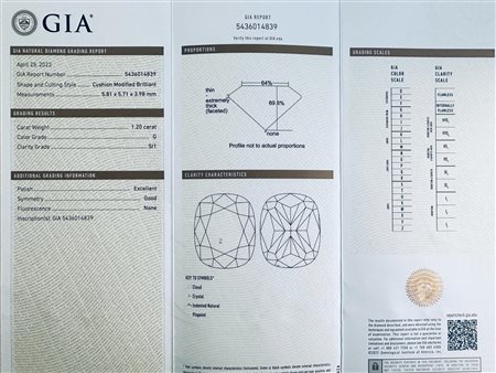 ANELLO IN ORO BIANCO 3.38 GR E DIAMANTI - GIA - SFR40301