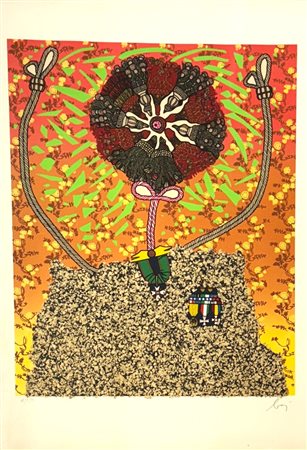 Enrico Baj “Marceline Desbordes-Valmore” 1975