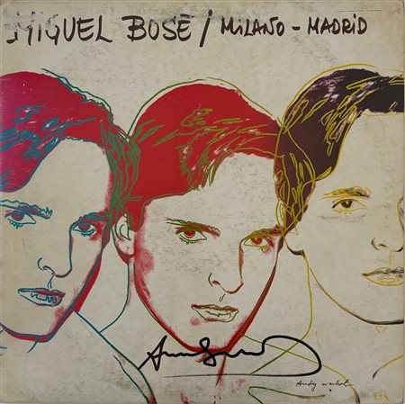 Andy Warhol "Miguel Bosè/Milano-Madrid" 1983