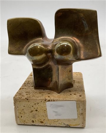JOSÉ LUIS SÁNCHEZ "Abstracciòn" 
scultura in bronzo
cm 8x9x5,5
firmata e numerat
