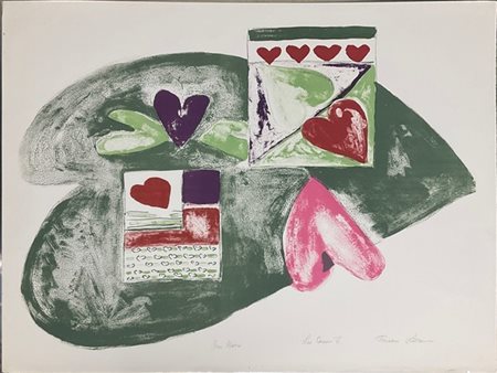 Florence Putterman "Les Coeurs V" 
litografia a colori
cm 55x75
firmata, titolat