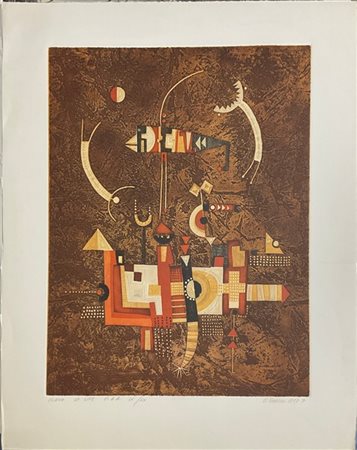 Diana Hansen Young "Island of Life" 1978
acquaforte e acquatinta - prova d'artis