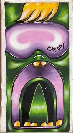 Iena Cruz (Federico Massa) "Mr Malon" 2009
spray su tela
cm 260x143
firmato e de