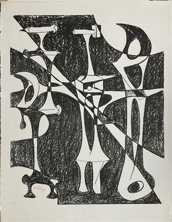 AGUSTÍN CARDENAS "Senza titolo" 1969
litografia
cm 66x50
firmata, datata e numer