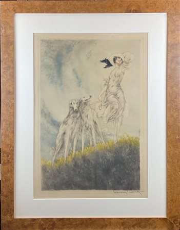 Louis Icart "Joy of life" 1929
acquaforte, puntasecca e acquatinta
lastra cm 62,