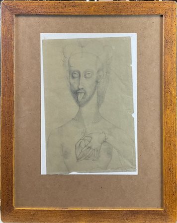 Ernst Fuchs "Senza titolo" 1950
matita su carta
cm 34,5x23,5
firmato, datato e i