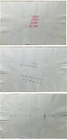 Ettore Sordini Tre disegni a tecnica mista su carta japan
cm 61x92
firmati e dat