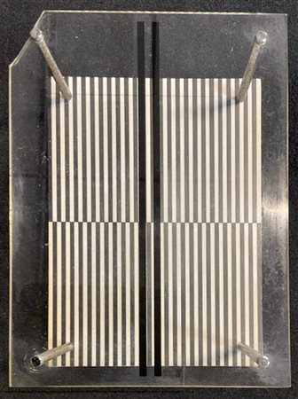 JESUS RAFAEL SOTO "Permutation" 1955-78
multiplo in plexiglass serigrafato e ott