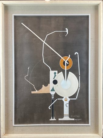 Mario Persico "Per un Parco di giochi" 1961
tecnica mista su cartoncino
cm 70x50