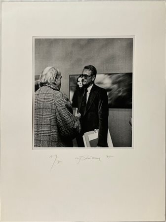 Urs Luthi "Senza titolo" 1975
stampa vintage alla gelatina sali d'argento montat