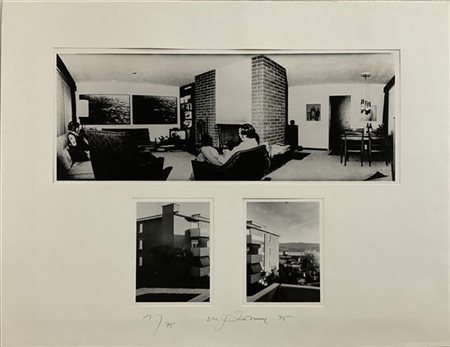 Urs Luthi "Senza titolo" 1975
stampa vintage alla gelatina sali d'argento montat