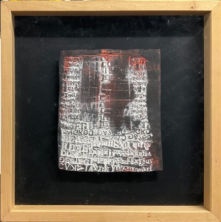 Giorgio Celiberti "Libro dell'alchimista" 1997
terracotta policroma
cm 28x24
fir