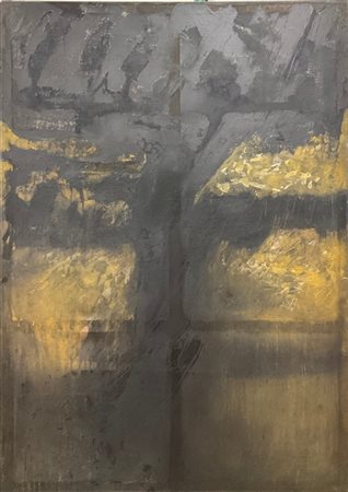 Alberto Reggianini "Messa in SI Minore" 1990
tecnica mista su tela
cm 280x200
fi