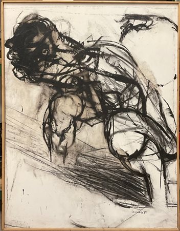 Nicola Console "Senza titolo" 1989
olio su tela
cm 150x118
firmato e datato in b