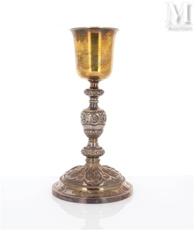 Antoine-Louis-Joseph LOQUE (actif de 1821 à 1831) Calice en argent et...