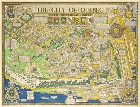 Samuel Herbert MAW (1881-1952) The City of Quebec with Historical Notes...