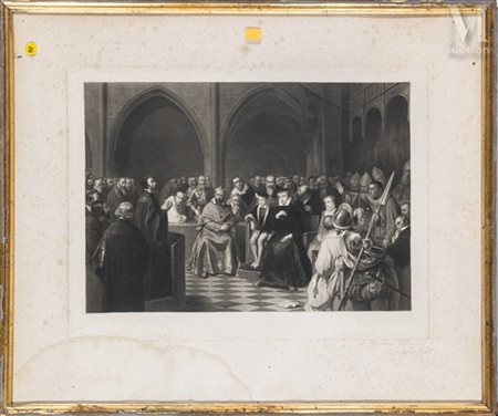 Paul GIRARDET (1821-1893) d'après Joseph-Nicolas ROBERT FLEURY (1797-1890)...