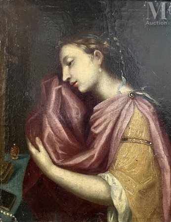 École française du début du XIX ème siècle, d'après Le Brun Madeleine...