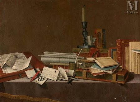 École française du XVIII ème siècle, suiveur de Charles Emmanuel BIZET Nature...