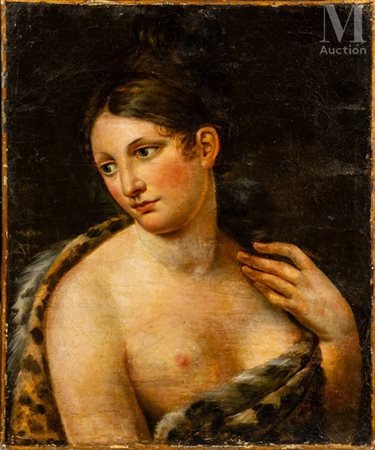 Suiveur de François GÉRARD, dit Baron GÉRARD (1770-1837) Femme à la peau de...