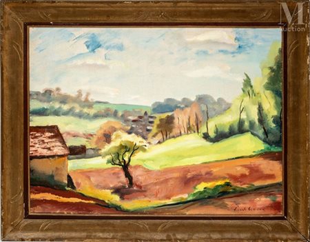 Charles PICART LE DOUX (1881-1959) Touraine Huile sur toile Signée en bas à...