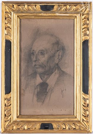 Johannes Hendrikus JURRES (1875-1946), attribué à Portrait d'homme Pierre...