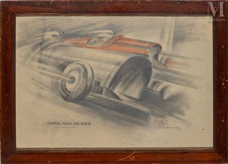 Howard K. ELCOCK (1886-1952) “Grosser preis der Schweiz Fur Automobile”, 1934...