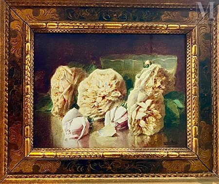 Isidore ROSENSTOCK (1880-1956) Paire de natures mortes aux roses Aquarelles...