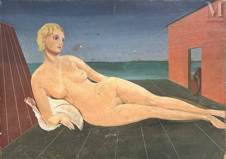 École surréaliste, dans le goût de Jane GRAVEROL (1905-1984) Vénus...