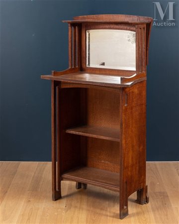 Gustave SERRURIER BOVY (1958-1910), dans le goût Étagère En bois naturel...