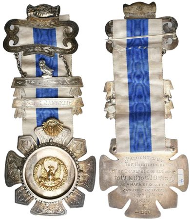  
Medaglia "P - C - N", Bro G. J. Owens, 1905, AG (79,4 x 188 mm) 
 