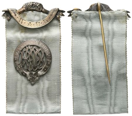  
Spilla "R. A. O. B. - WYKEHAM LODGE" 
 