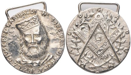  
Medaglia R. L. "Giuseppe Garibaldi" N° 1188 Or. Di Roma (38 mm) 
 