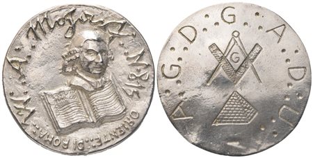  
Medaglia "W. A. Mozart" N° 815 Oriente Di Roma (37,6 mm) 
 