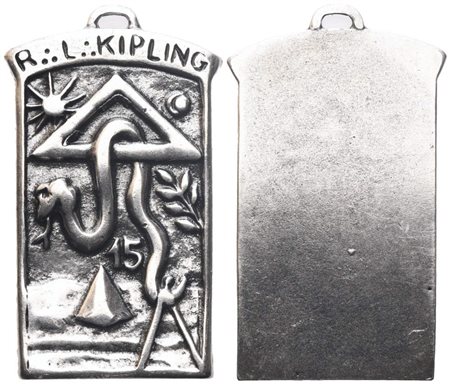  
Medaglia R. L. "Kipling" 15 (43,5 mm) 
 