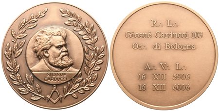  
Medaglia R. L. "Giosuè Carducci" 103 Or. Di Bologna A. V. L. (70 mm) 
 
