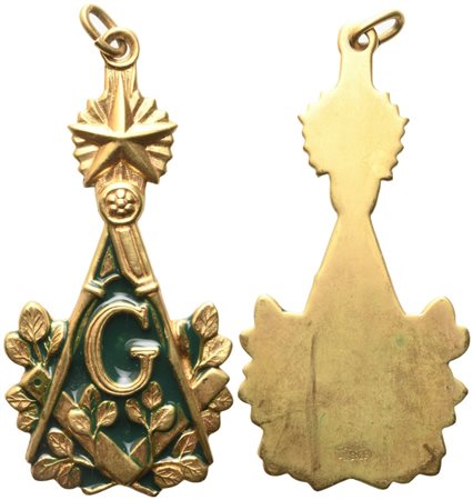  
Pendaglio Da Collare Smaltato "G" (34 mm) 
 