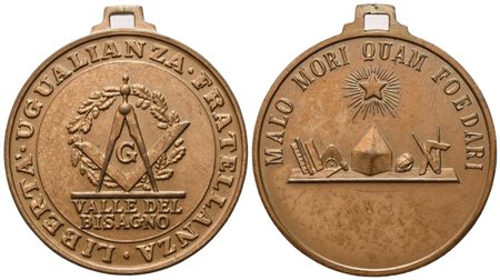  
Medaglia "Libertà Uguaglianza Fratellanza" Valle Del Bisagno (30 mm) 
 