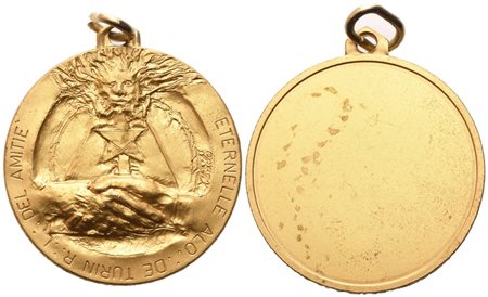  
Medaglia Eternelle Alo. De Turin R. L. "De L' Amitié" (35,2 mm) 
 