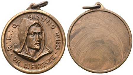 
Medaglia R. L. "G. Bruno" N° 1209, Or. Di Firenze (38 mm) 
 