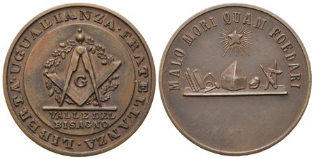  
Medaglia "Libertà Uguaglianza Fratellanza" Valle Del Bisagno (30 mm) 
 