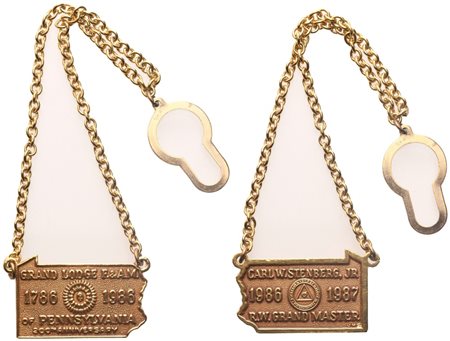  
Grand Lodge F. & A. M. 1786 - 1986 Of Pennsylvania 200th Anniversary (30 mm) 
 