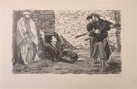 SASSU ALIGI Milano (MI) 1912 Senza titolo 1954 Litografia su carta...