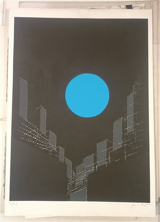 PEVERELLI CESARE Milano (30/05/1922) 2000 Senza titolo 1970 Litografia su...