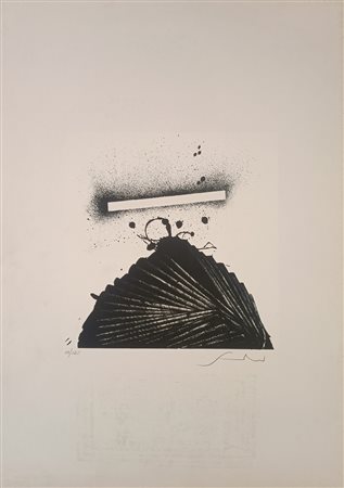 SCANAVINO EMILIO Genova (Ge) 1922 Tramatura 1970 Serigrafia su carta 46/125...