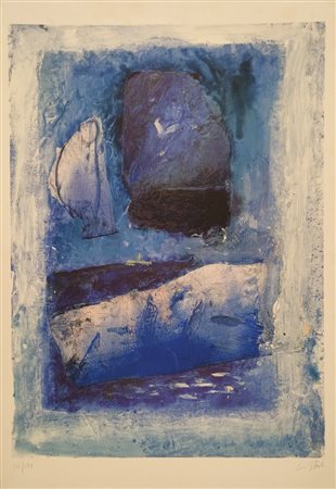 STURLA LUISO Chiavari (Genova) 1930 Senza titolo Serigrafia a clori su carta...