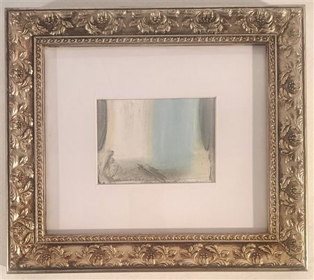 OLIVIERI CLAUDIO Roma (Roma) 1934 Senza titolo Mista su carta 9,00x12,00...